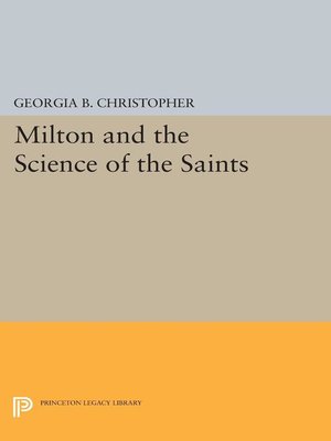 cover image of Milton and the Science of the Saints